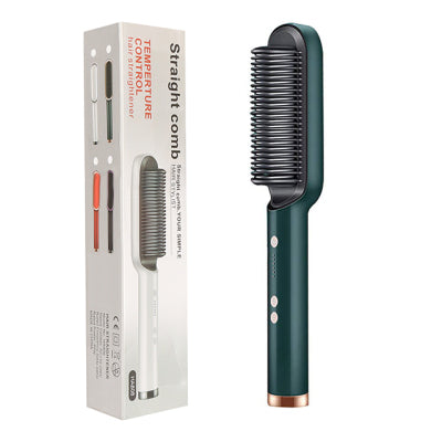 Hair Straightener Iron Brush Straight Hair